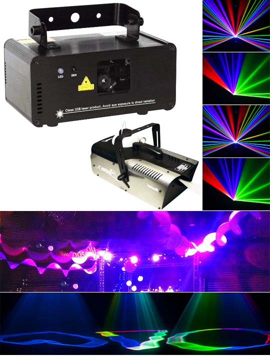 Комплект цветомузыки для дома MAGNUM PHANTOM RGB с дым-машиной 900Вт